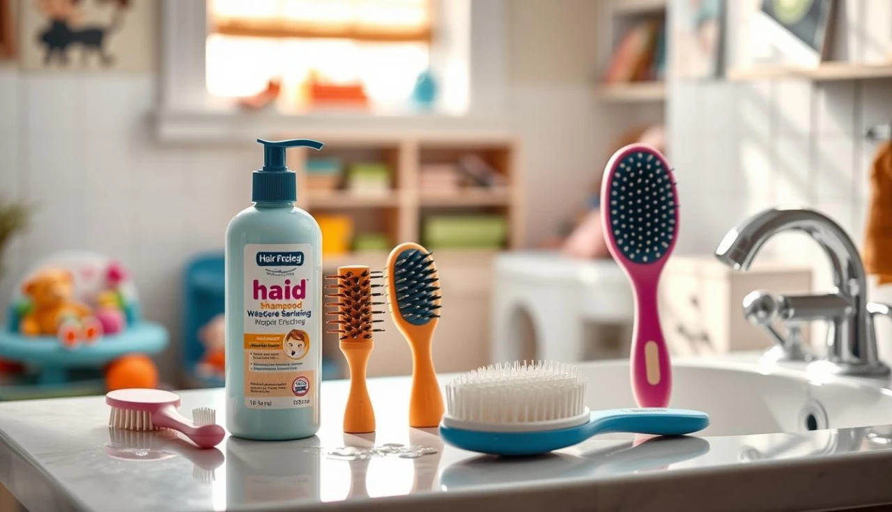 Técnicas de lavagem para cabelo infantil