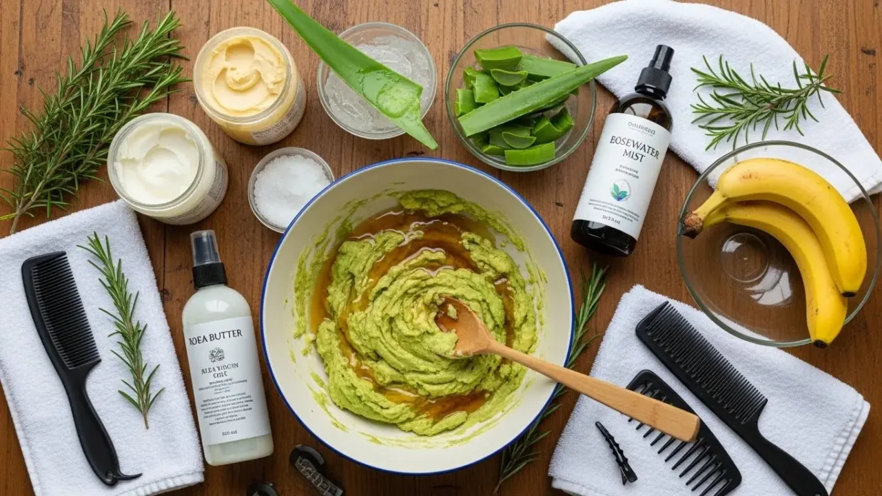 Receitas caseiras para cabelos renovados