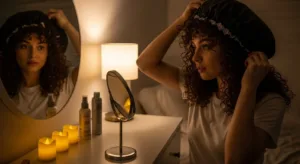 Como Evitar Frizz nos Cachos à Noite