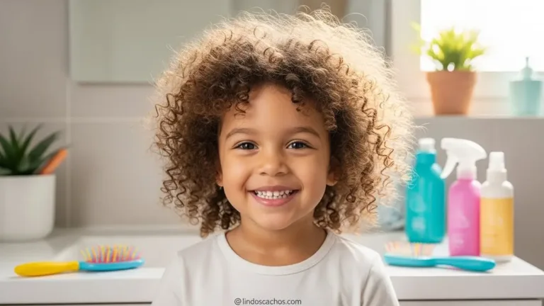 Segredos para Cuidar dos Cabelos Cacheados das Crianças com Sucesso